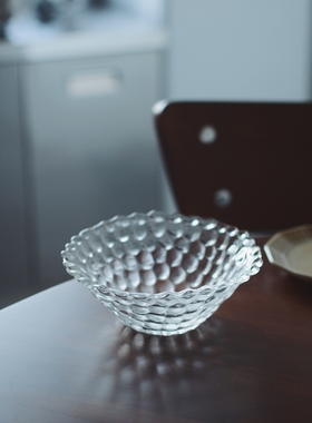 收集时光 Camus say水珠玻璃碗 玻璃水果沙拉碗 甜品碗 凉菜碗