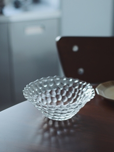 甜品碗 收集时光 玻璃水果沙拉碗 say水珠玻璃碗 凉菜碗 Camus