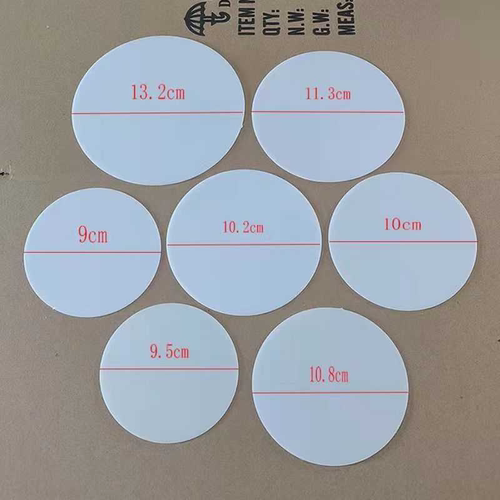 亚克力吸顶灯灯罩圆形磨砂乳白吊顶光板扩散透光板筒灯射灯防刺眼