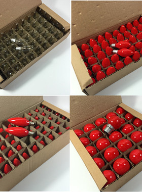 包邮E12小红泡E14佛灯泡LED财神B22灯泡电蜡烛长明E27佛龛灯泡/盒