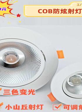 射灯LED天花灯嵌入式超亮COB家用孔灯筒灯3W5W7W9W12W18W商用聚光