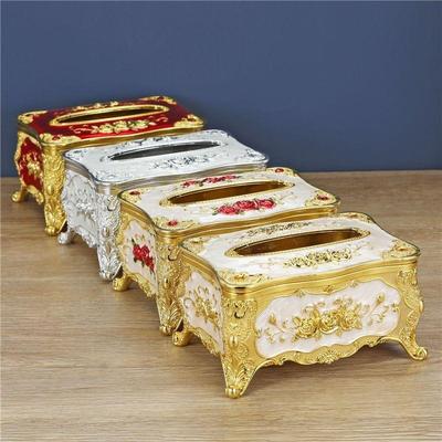 收纳纸巾盒家用高档客厅茶几餐桌餐巾纸盒时尚抽纸盒欧式纸抽盒子