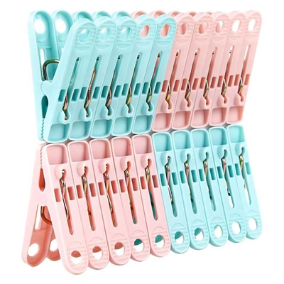 晾衣夹子塑料夹子家用晒被毛巾防风吹落强力晒衣服防掉晾衣服袜子