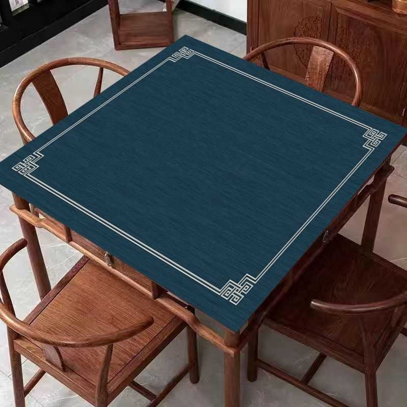 棋牌室隔音正方形防滑麻将桌垫扑克牌九垫防噪音耐磨牌桌垫可水洗