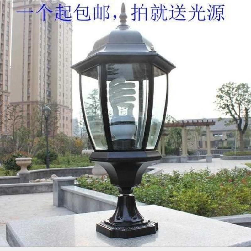 围墙灯户外柱头灯门柱灯庭院灯太阳能墙头灯大门灯柱子灯防水家用
