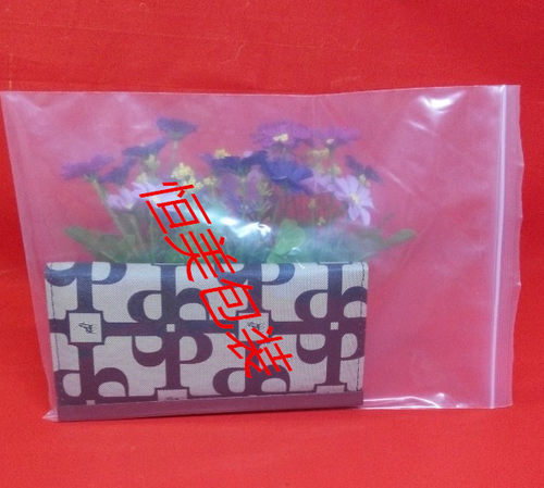 现货7.2号15x22双面8丝PE夹链封口说明书文件干货包装袋批发定制