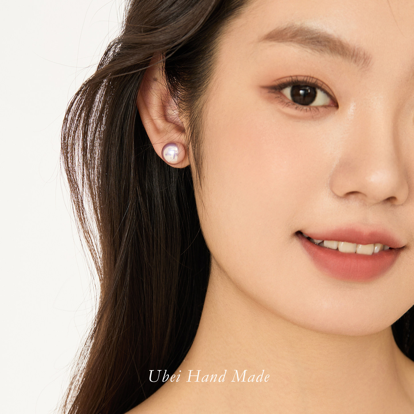 有北手作 粉光人鱼姬馒头珍珠耳钉轻奢百搭高级感气质通勤耳环,饰品/流行首饰/时尚饰品新,耳环,淘宝优惠券,粉丝福利购,淘宝优惠卷