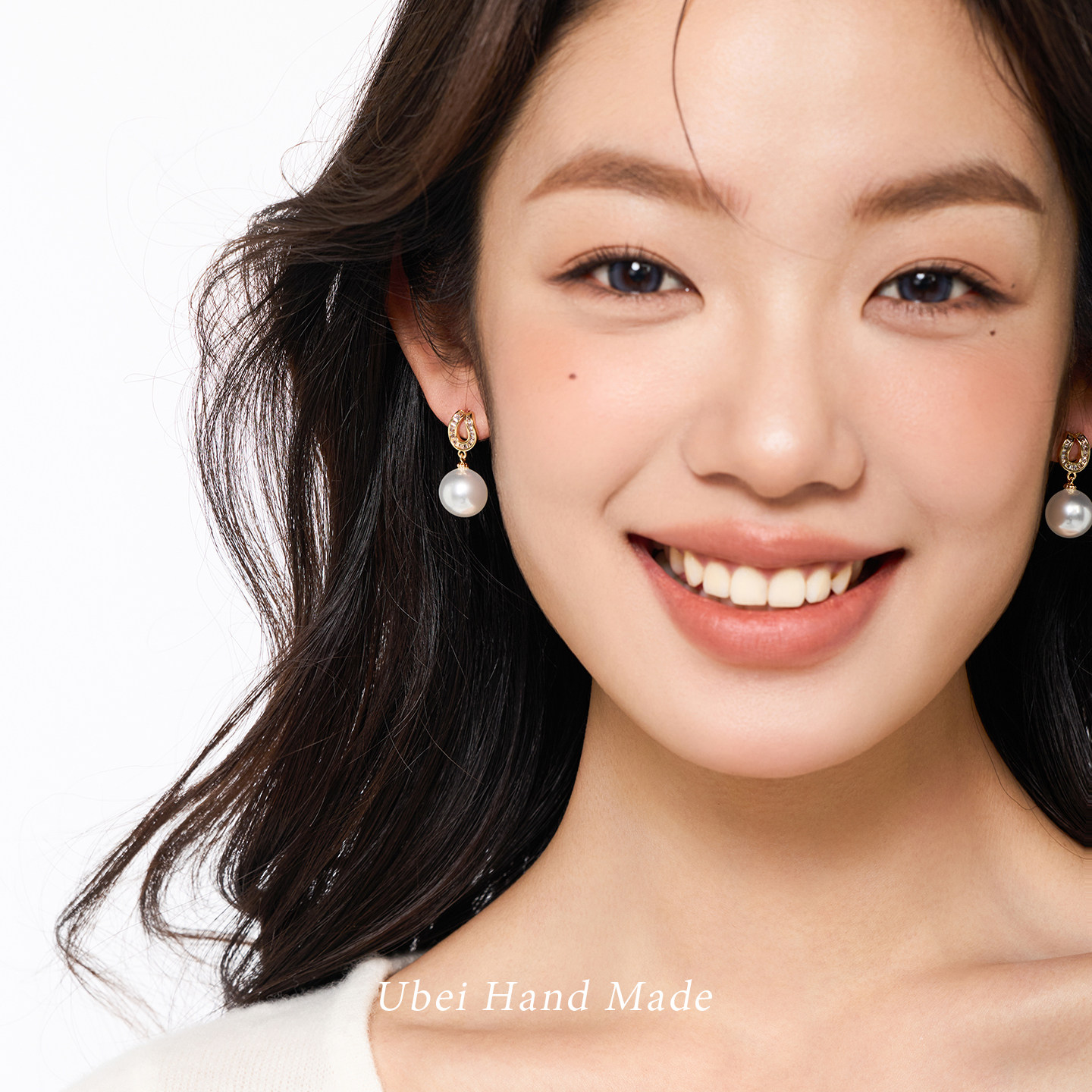 有北手作 法式轻奢镶钻香槟珍珠耳环简约气质通勤高智风百搭耳饰,饰品/流行首饰/时尚饰品新,耳环,淘宝优惠券,粉丝福利购,淘宝优惠卷