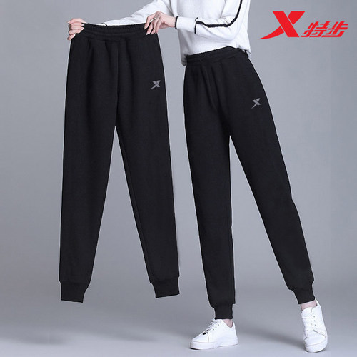 长裤特步透气女运动裤修身