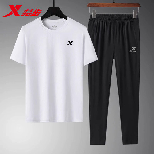 特步运动套装男夏季速干