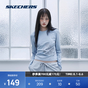 運(yùn)動(dòng)T恤秋季 斯凱奇Targetto聯(lián)名女款 長(zhǎng)袖 衫 圓領(lǐng)柔軟舒適百搭 修身