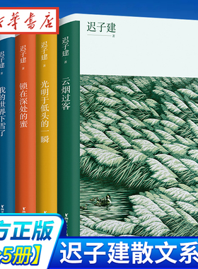 官方正版 现货【全5册】迟子建经典散文系列 原来姹紫嫣红开遍+我的世界下雪了+云烟过客+光明于低头的一瞬+锁在深处的蜜 朗读者