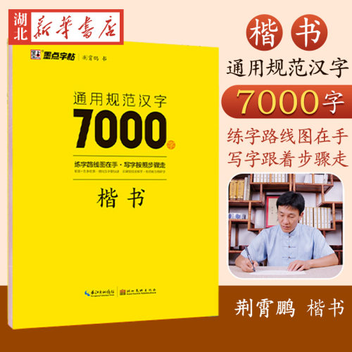 荆霄鹏行楷字帖硬笔书法字帖墨点