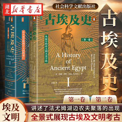【甲骨文丛书】古埃及史 第二卷 从大金字塔到中王国的衰亡 约翰罗默 中王国的兴起和君主制的重建等 社会科学文献出版社