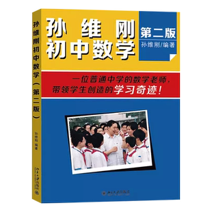 孙维刚初中数学 第二版第2版 孙维刚 数学教辅 初中数学的基本解题思路 数学思维训练 北京大学出版社 可搭配孙维刚谈立志成才