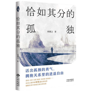 恰如其分的孤独 活出孤独的勇气 拥抱关系里的进退自由 关系心理学家胡慎之的孤独课 破解关系中依赖又独立的秘密 心理学书籍正版