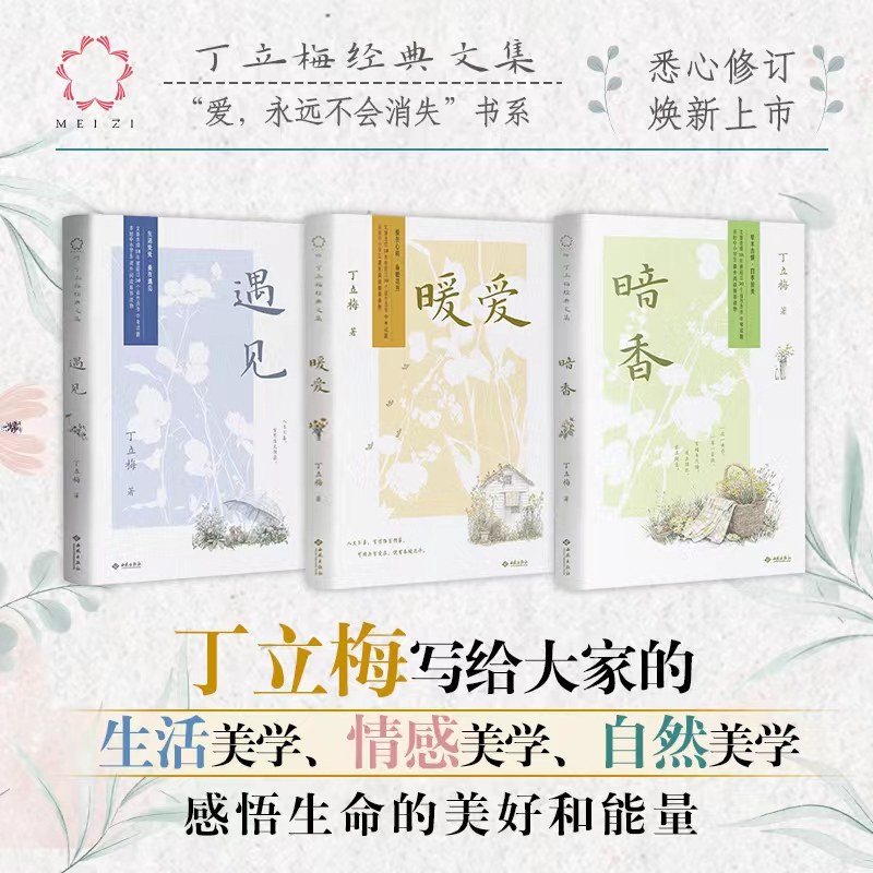 暗香+暖爱+遇见丁立梅散文集全套装 丁立梅写给大家的自然情感生活美学 课外阅读书目 中国现当代文学散文丁立梅作品集正版图片