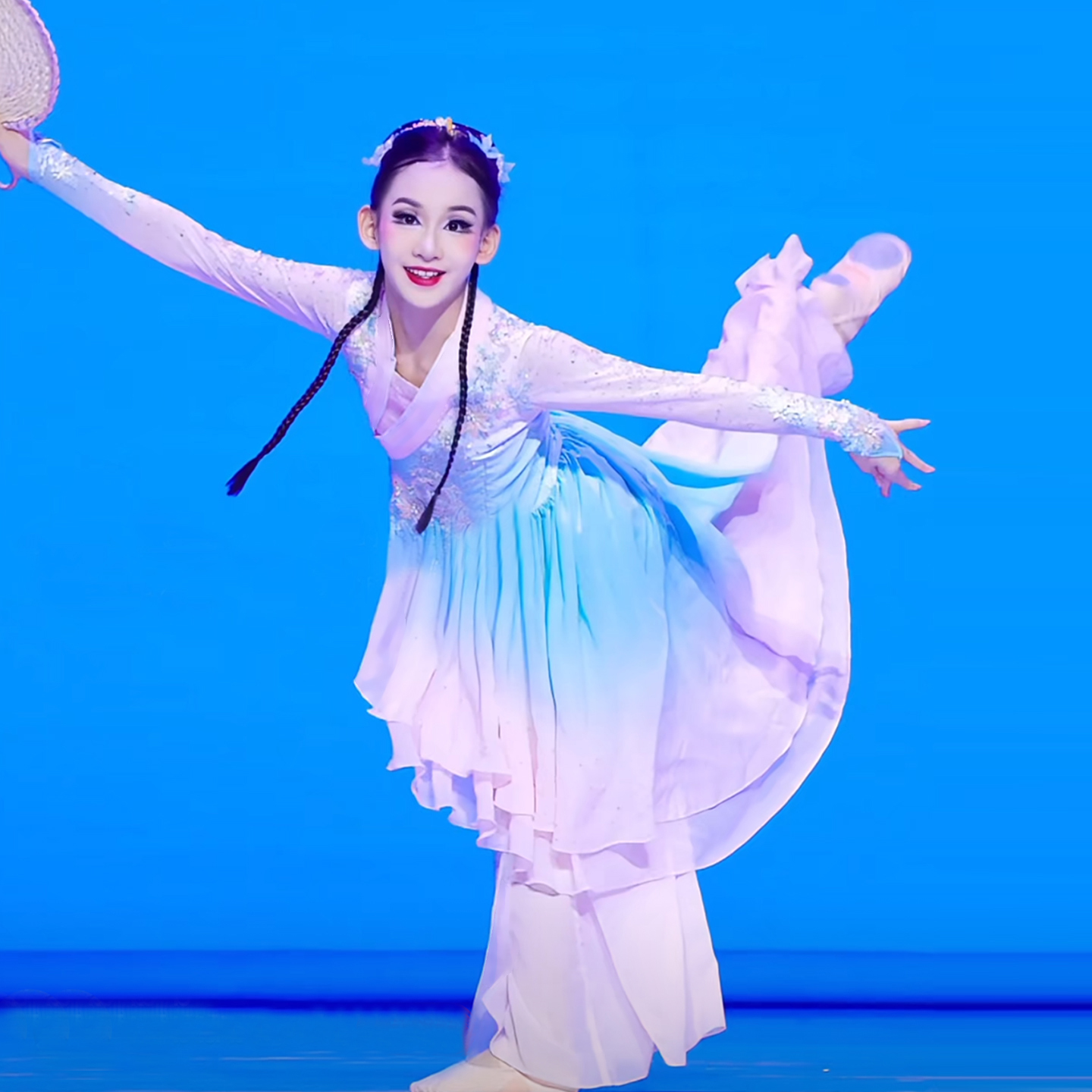 雨濯春尘女童舞蹈服艺考练功服