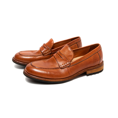 YO-B9956新款固特异马皮乐福鞋一脚蹬休闲商务透气百搭男士皮鞋