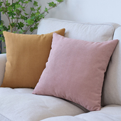 雪尼尔抱枕轻奢超柔简约高弹大靠背垫客厅丝绒靠枕套纯色沙发靠垫