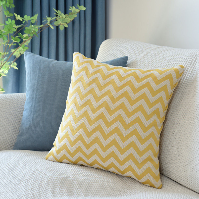 双面图案客厅靠垫厚实抱枕套