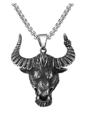 男士时尚配饰嘻哈动物吊坠项链