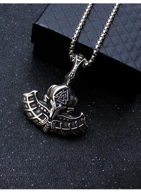 项链吊坠男士船锚北欧