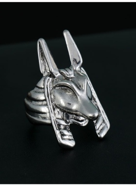 埃及戒指男士指环阿努比斯