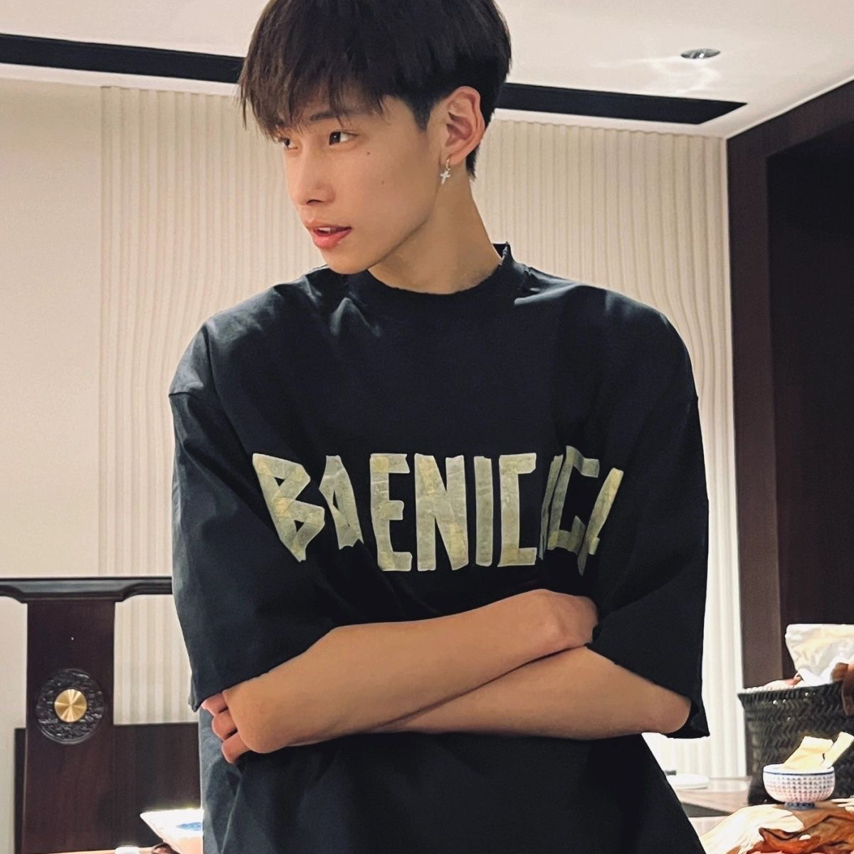 美式潮牌纯棉t恤男短袖宽松oversize重磅街头嘻哈潮流体恤衫上衣