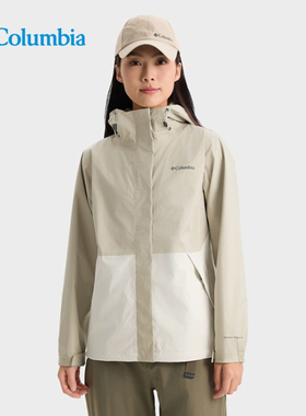 Columbia哥伦比亚户外冲锋衣女款秋冬防风防水连帽夹克外套XR5178