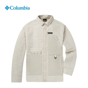 Columbia哥伦比亚翻领夹克男秋冬新款户外休闲保暖棉服外套AE4264