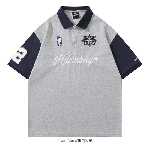 太出片啦宽松BF短袖T恤POLO衫