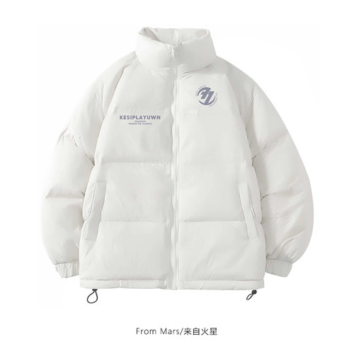 保暖立领棉衣宽松情侣面包服ins