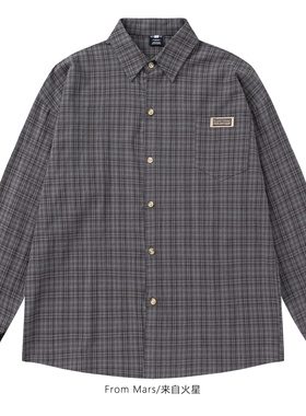 From Mars Firm goal loose casual long-sleeved shirt