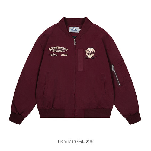 飞行员棒球服拉链冲锋衣