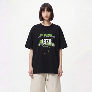 From Mars 1978 fluorescent short-sleeved loose T-shirt