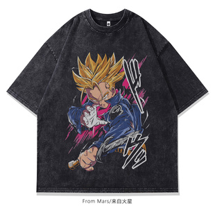 From Mars Target obstruction short-sleeved loose T-shirt