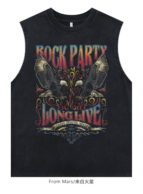 From Mars 杰西卡的夏天 美式高街黑色t恤男女夏季痞帅宽松休闲BF