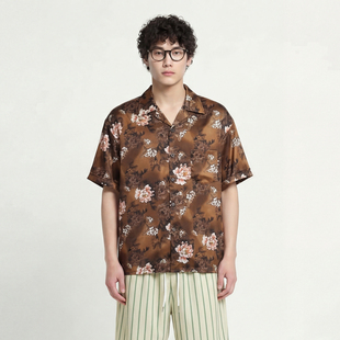 From Mars Spring blossoms short-sleeved shirt