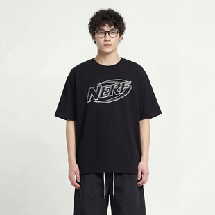 From Mars NERF toy gun style short-sleeved T-shirt