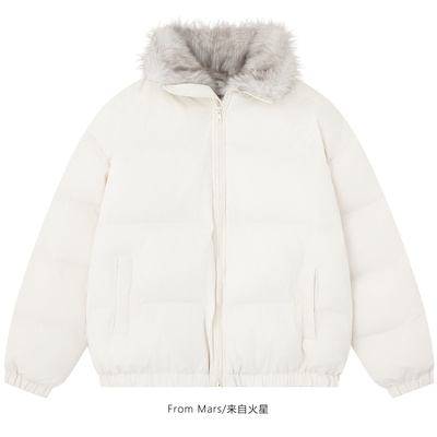 年赴一年加厚保暖翻领棉衣外套