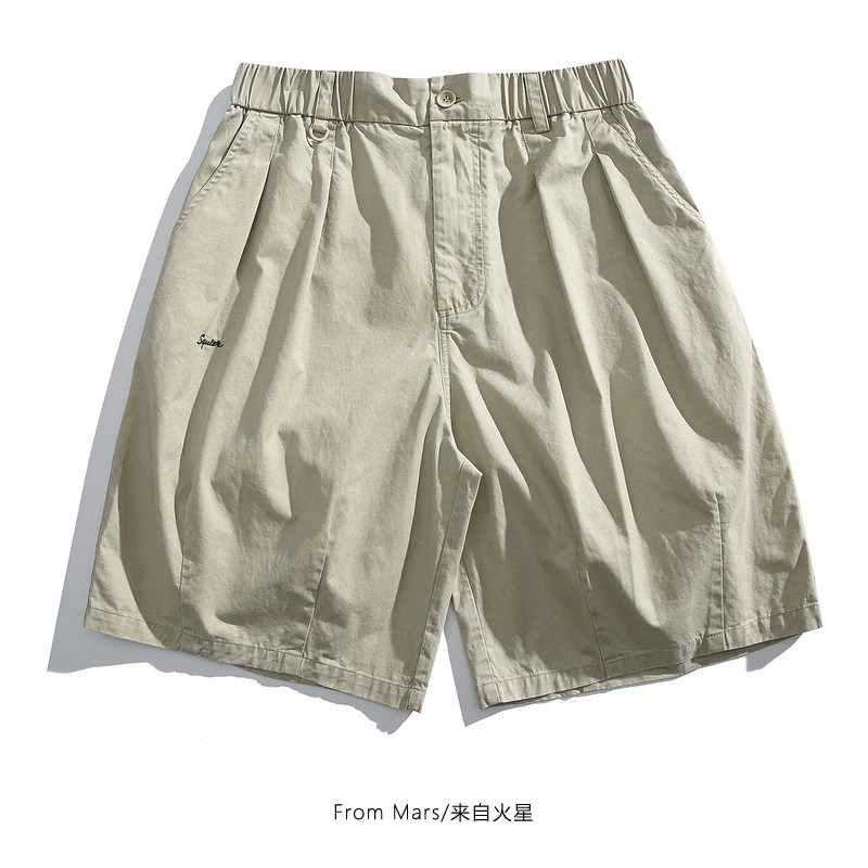 From Mars 脱口而出 时尚vintage高街宽松阔腿短裤新款chic男女夏,男装,短裤,淘宝优惠券,粉丝福利购,淘宝优惠卷