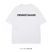 Mars 放在心上 高街复古圆领创意字母印花休闲夏季 From 短袖 T恤BF