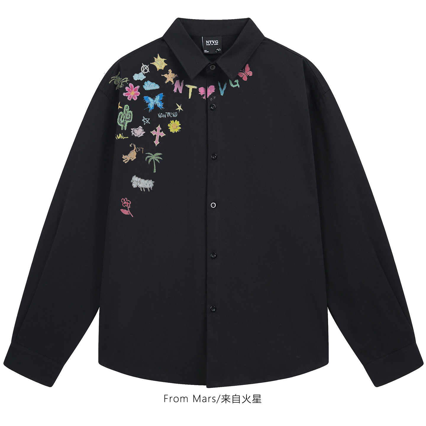 男女bf宽松长袖衬衫百搭新款