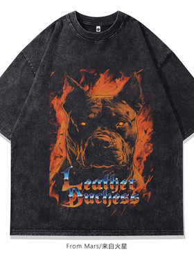 From Mars Bad temper, short-sleeved loose T-shirt