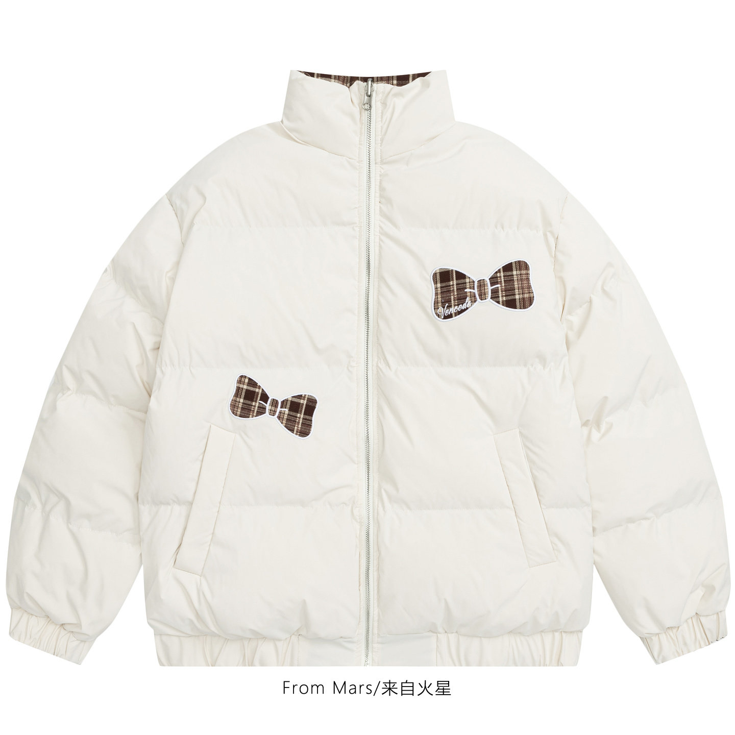 喜欢的瞬间双面穿宽松加厚棉衣