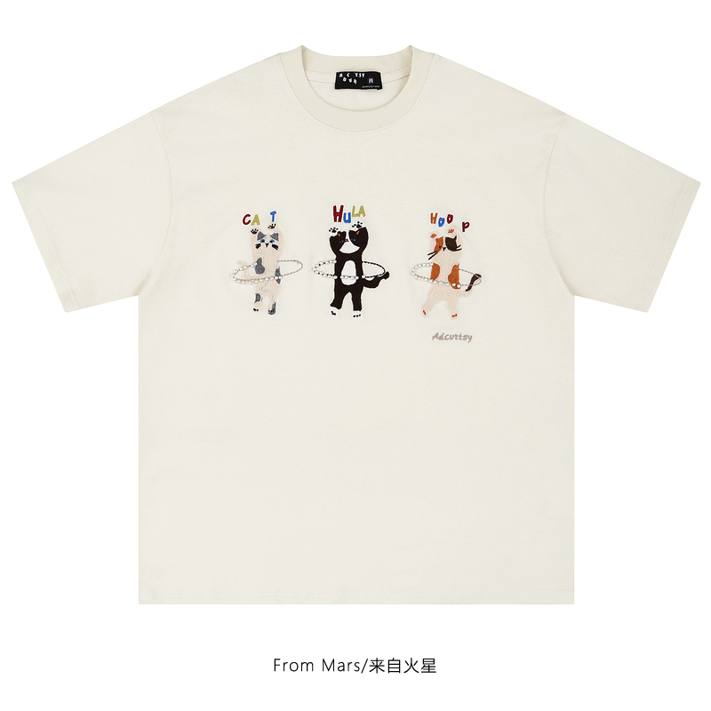 慵懒男女短袖T恤宽松百搭