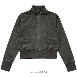 day Ordinary stand neck jacket From zipper Mars