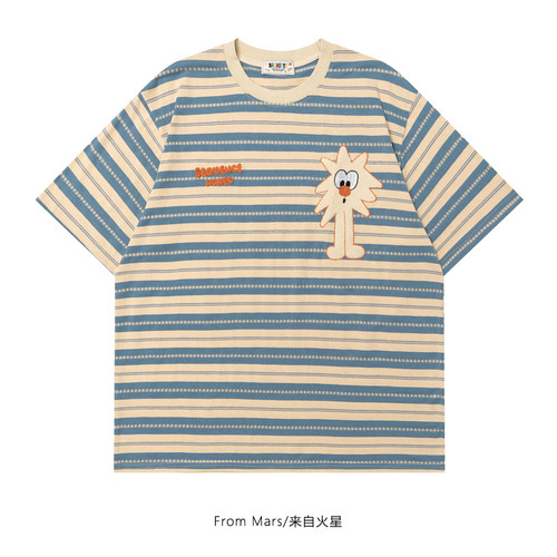 可爱百搭宽松情侣短袖T恤