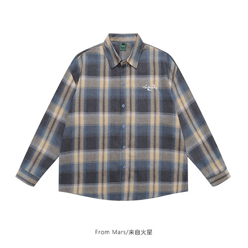 真诚相待长袖衬衫宽松休闲外套